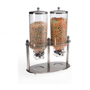 DISPENSADOR DE CEREALES DOBLE ACERO